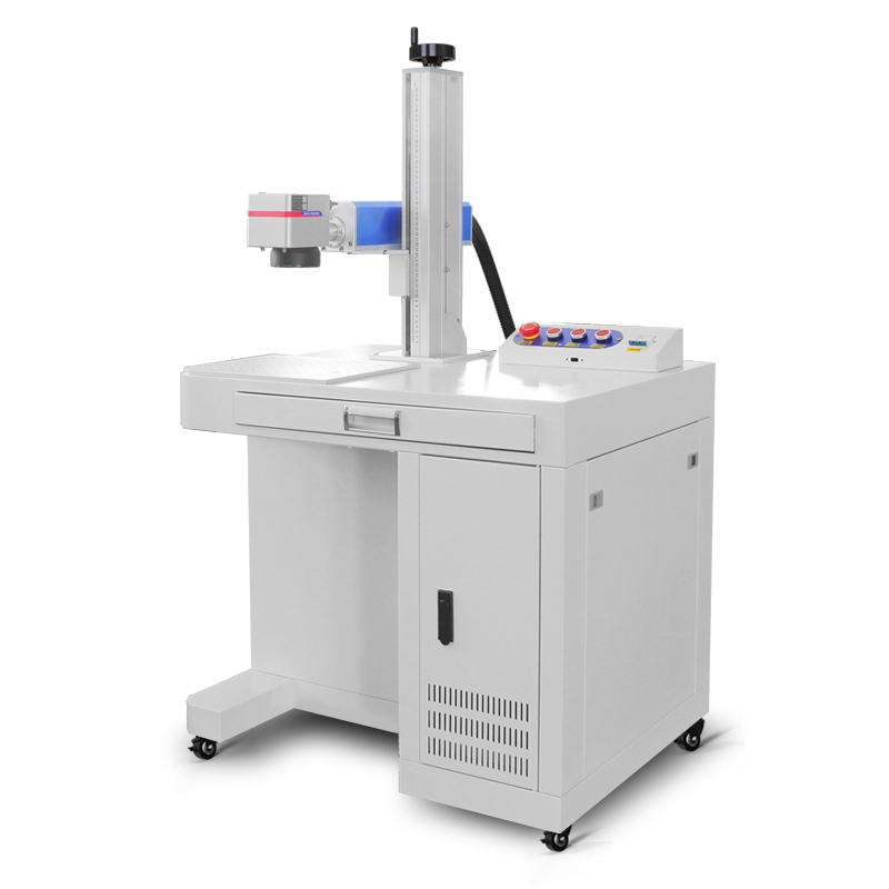 白色柜臺式激光條標機